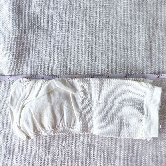 NWT Early 2000s American Apparel White Mesh Nylon Ankle Socks - Fishnet Low-Cut - Picture 3 of 4